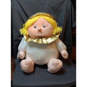 VTG Stuffins Angel Plush 1993 Christian Sitting Doll Girl Blonde Stuffed Animal
